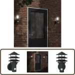 Applique murale d'extérieur avec capteur noir acier inoxydable - applique murale exterieure - Éclairage ... Applique murale d'extérieur avec capteur noir acier inoxydable - applique murale exterieure - Éclairage ...