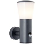 Applique murale d'ext�rieur cliffi d�tecteur de mouvement anthracite 1x a60, e27, 28w, adapt� aux lampes ...