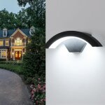 Applique murale exterieur / intrieur, 24 w 2700 lampe exterieur murale led moderne, tanche ip65 clairage ...