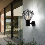 Applique murale d'ext�rieur lampe murale led avec d�tecteur de mouvement lampe de jardin d�tecteur de ...