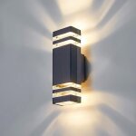 Applique murale exterieur - moderne luminaire extrieur, ip65 tanche lampe lumire mural exterieure, ...