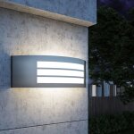 Applique murale ext�rieure en acier inoxydable vidaxl