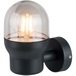 Applique murale ext�rieure - aluminium noir - ip44 - e27 - 40w