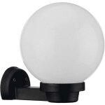 Applique murale ext�rieure e27, blanche et noire, ip65, en aluminium et polycarbonate, id�ale pour le ...