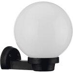 Applique murale ext�rieure e27, blanche et noire, ip65, en aluminium et polycarbonate, id�ale pour le ...