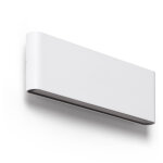 Applique murale ext�rieure led 20w aluminium rectangulaire �clairage double face luming 2700k - 3000k ...