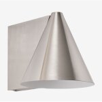 Applique murale en fer bicorp sklum gris chrom�