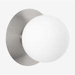 Applique murale en fer et cristal anine sklum gris chrom� �15 cm