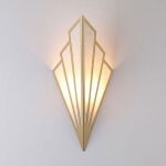 Appliques murales en fer forg avec abat - jour en tissu de lin, applique murale crative pour salon, ...