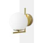 Applique murale globe en verre 'margaret' - dor�