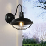 Applique murale industrielle r�tro lamp murale m�tal pot couvercle lumi�res murale cr�atif e27 �26cm ...