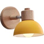 Applique murale industrielle vintage 15cm lampe murale réglable en bois métal rétro luminaire applique ... Applique murale industrielle vintage 15cm lampe murale réglable en bois métal rétro luminaire applique ...
