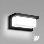 Applique murale int�rieur / ext�rieur avec d�tecteur de mouvement moderne luminaire murale, �clairage ...