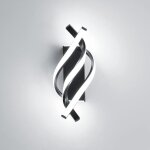 Applique murale interieur, lampe led murale moderne 14w design incurv�e, appliques 3000k lumi�re blanche ...