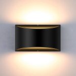 Appliques murales interieur, noir lampe murale led 7w blanc chaud moderne applique murale en platre pour ...