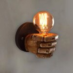 Applique murale interieur vintage, applique murale main poing antique, luminaire e27 pour chambre � coucher, ...