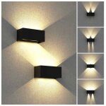 Applique murale int�rieure / exterieure led 24w, avec angle de faisceau r�glable etanches ip65 eclairage ...