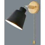 Applique murale avec interrupteur  tirette rotation libre  350 lampe de chevet rtro moderne applique ...