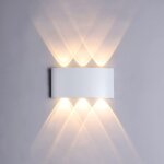 Applique murale led 6w, lumière blanc chaud 3000k, applique murale étanche ip65, décorative lumière pour ... Applique murale led 6w, lumière blanc chaud 3000k, applique murale étanche ip65, décorative lumière pour ...