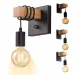 Applique murale led e27 � placer au - dessus du miroir, id�ale pour la salle de bain ou le salon.