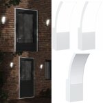 Vidaxl - appliques murales led d'extérieur 2 pcs blanc - applique murale exterieure - Éclairage extérieur ... Vidaxl - appliques murales led d'extérieur 2 pcs blanc - applique murale exterieure - Éclairage extérieur ...