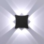 Applique murale led ext�rieur int�rieur applique murale 8w �tanche ip65 applique murale noir �clairage ...