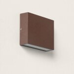 Applique murale led extrieure 7 w aluminium clairage double face cct slectionnable brooky s rouille ...
