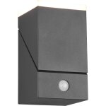 Applique murale led exterieure avec detecteur 7w anthracite ip54 - trio - avon 61971867 61971867 61971867 ...