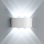 Applique murale led d'int�rieur 6 w, style nordique moderne, lumi�re blanche, pour salon, chambre, escalier, ...