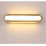 Applique murale led interieur, lampe murale bois dimmable led mur lumi�re pour salon chambre escaliers ...