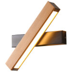 Applique murale led lampe murale d'int�rieur orientable � 360� lampe murale 4w � lumi�re chaude adapt�e ...