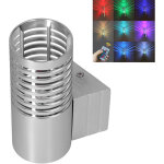 Applique murale led rgb color�e 3 w avec t�l�commande en aluminium pour couloir et escaliers