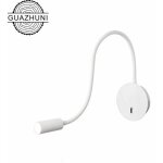 Applique murale liseuse applique murale 3w led 3000k lampe de lecture col de cygne lampe, ?blanc?