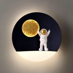 Applique murale lune astronaute 8 w blanc froid ra85 enfant