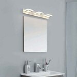 Applique murale pour miroir de salle de bain, lumire tricolore, 15 w, luminaire moderne d'intrieur, ...