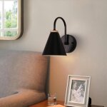 Applique murale moderne industrielle lamp murale métal luminaire murale intérieur simple e27 Ø15cm noir ... Applique murale moderne industrielle lamp murale métal luminaire murale intérieur simple e27 Ø15cm noir ...