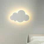 Applique murale moderne pour int�rieur - abat - jour en acrylique avec led int�gr�es - id�ale pour chambre ...