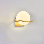 Applique murale moderne d'int�rieur, applique murale cr�ative en forme de boule de verre, luminaire pour ...