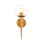 Applique murale moderne en métal, e27 wall washer transparent chambre balcon lampe murale Applique murale moderne en métal, e27 wall washer transparent chambre balcon lampe murale