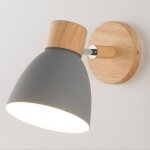 Applique murale moderne applique murale nordique en bois, lampe murale r�tro vintage pour int�rieur chambre ...
