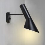 Applique murale moderne nordique avec interrupteur lampe de lecture design �l�gant r�glable noir e27 ...