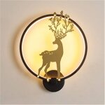 Applique murale nordique elk, lampe de chevet dans la chambre � coucher moderne minimaliste cr�atif escalier ...