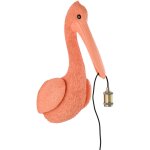 Light & living - applique murale - pelican - rose - plastique -