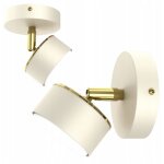 Applique murale, plafonnier, spot, couleur �cru, beige, gx53, lampe polonaise