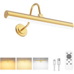 Applique murale avec port de chargement usb, lampe de lecture led for t�te de lit, intensit� variable ...