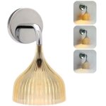 Applique murale r�tro, �clairage d�coratif led, lampe de chevet cr�ative, g9, lumi�re tricolore, convient ...