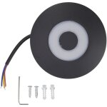 Applique murale ronde, applique murale led moderne en aluminium 10w pour patio cuisine salle de bains ...