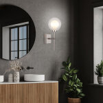 Applique murale applique de salon lampe de couloir lampe de couloir métal nickel mat Applique murale applique de salon lampe de couloir lampe de couloir métal nickel mat