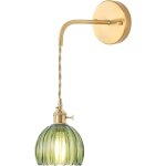 Applique murale en verre fleur vintage e27 lampe murale r�tro abat - jour art d�co lampe suspendue pour ...