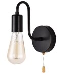 Applique murale vintage e27 douille standard appliques murale interieur industrielle r�tro m�tal lampe ...